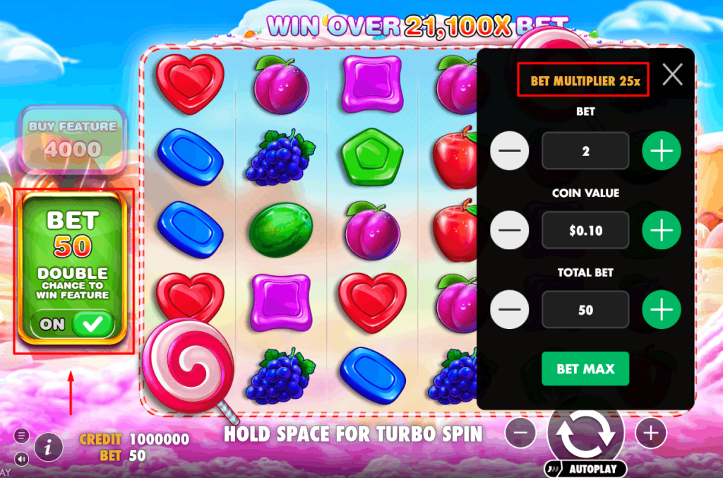 Fitur bonus Sweet Bonanza memberikan kesempatan ganda untuk menang