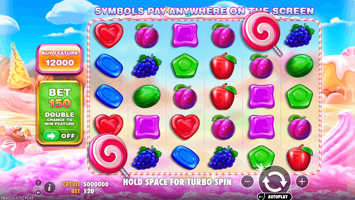 Antarmuka Sweet Bonanza